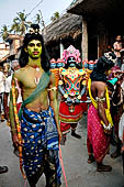 Orissa - Ramalila performed in a small rural village near Puri. 